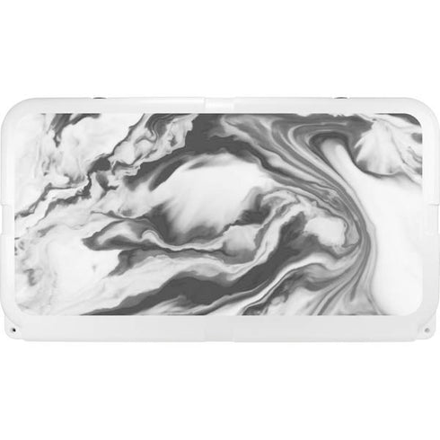 Grey Marble Ink YETI Tundra 75 Hard Cooler Skin
