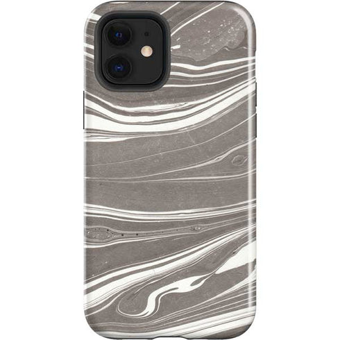 Grey Marble iPhone 12 Impact Case