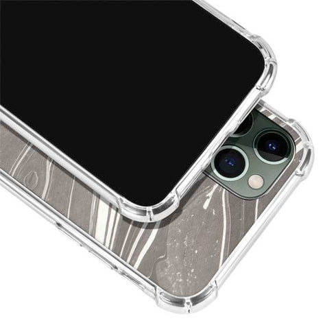 Grey Marble iPhone 12 Pro Clear Case