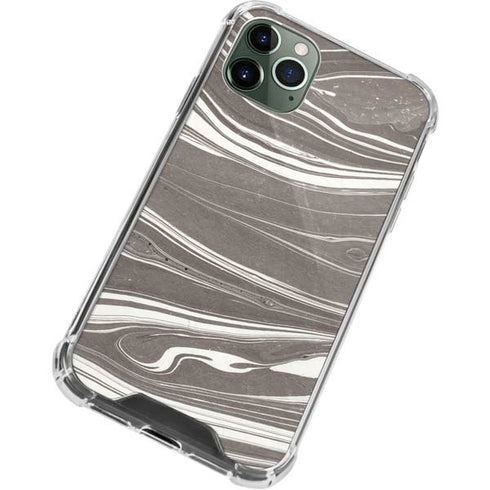 Grey Marble iPhone 12 Pro Clear Case