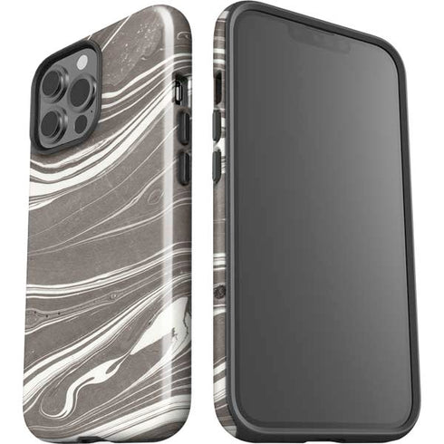 Grey Marble iPhone 13 Pro Max Impact Case