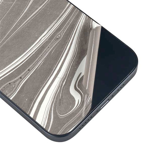Grey Marble iPhone 14 Plus Skin