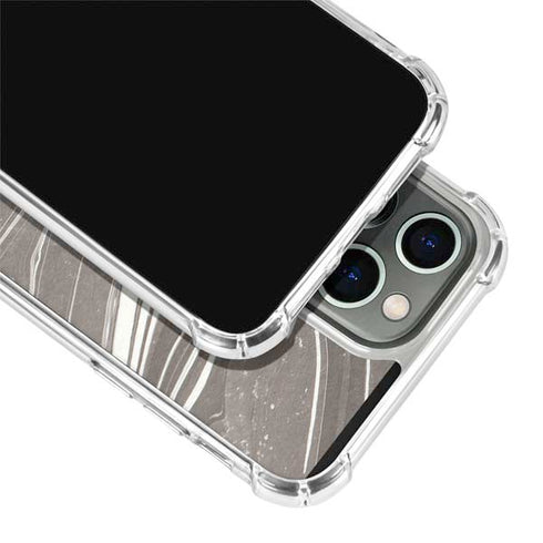 Grey Marble iPhone 15 Pro Clear Case