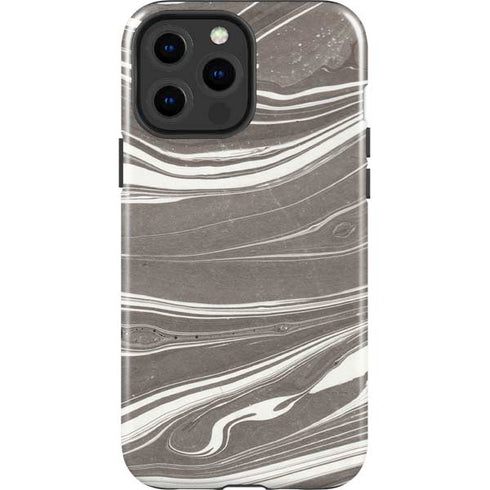 Grey Marble iPhone 15 Pro Max Impact Case