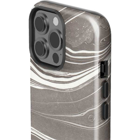 Grey Marble iPhone 15 Pro Max Impact Case