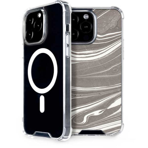 Grey Marble iPhone 14 Pro Max MagSafe Case