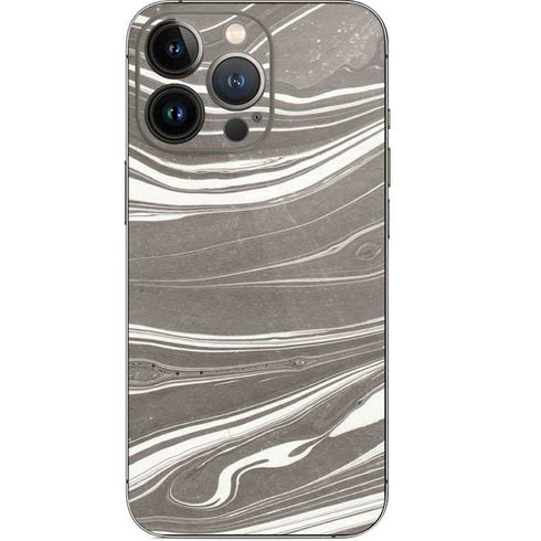 Grey Marble iPhone 14 Pro Skin
