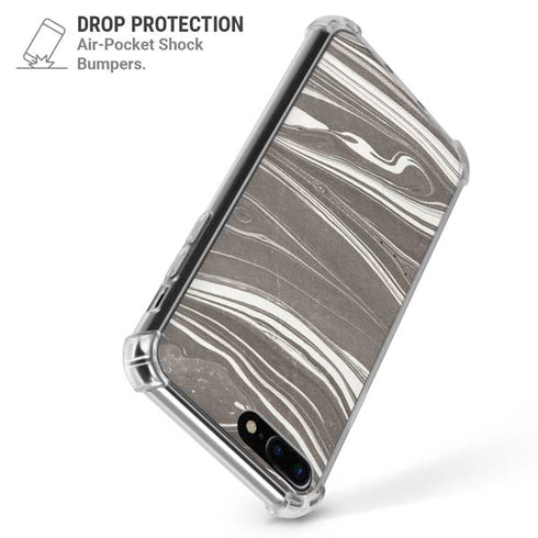Grey Marble iPhone 7/8 Plus Clear Case