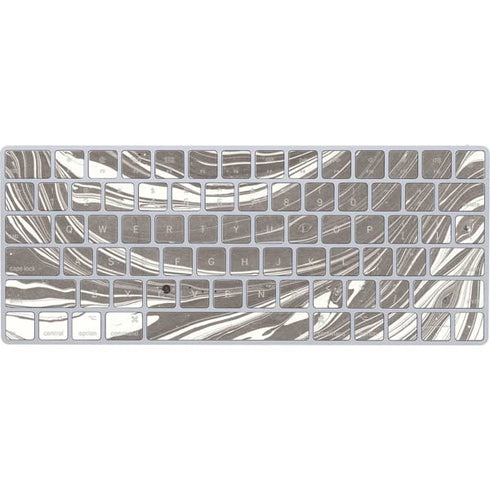 Grey Marble Magic Keyboard Skin