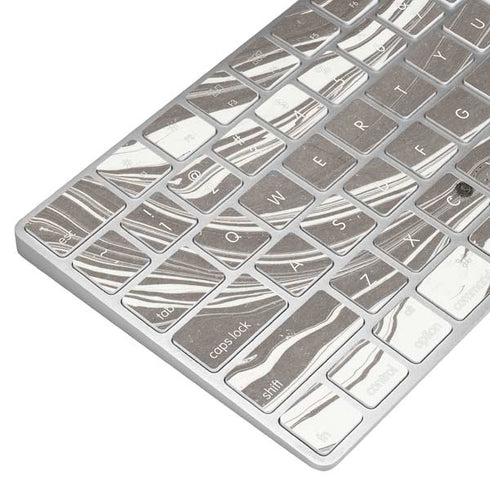Grey Marble Magic Keyboard Skin