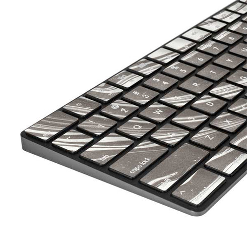 Grey Marble Magic Keyboard with Numeric Keypad Skin