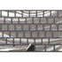 Grey Marble Magic Keyboard with Numeric Keypad Skin