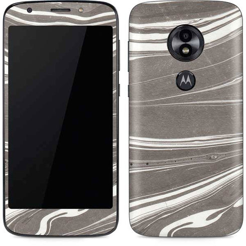 Grey Marble Moto E5 Play Skin