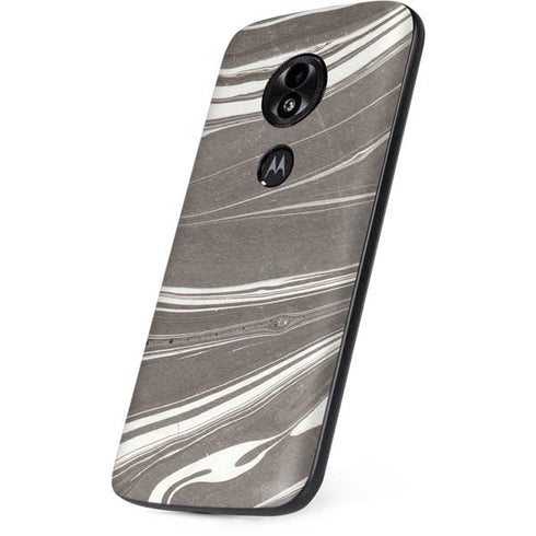 Grey Marble Moto E5 Play Skin