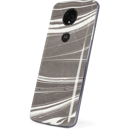 Grey Marble Moto E5 Plus Skin