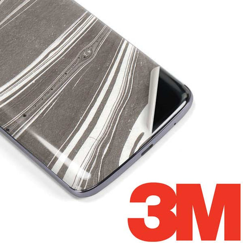 Grey Marble Moto E5 Plus Skin