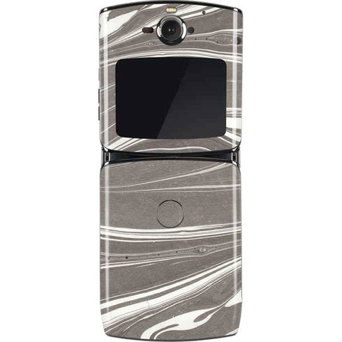 Grey Marble Motorola RAZR Skin