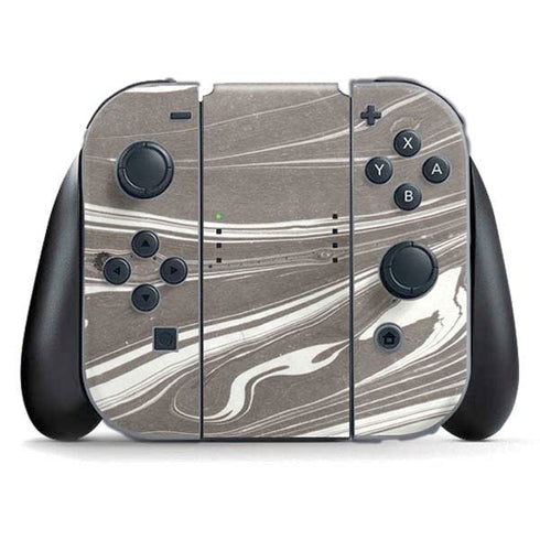 Grey Marble Nintendo Switch (2017-2021) Joy-Con Controller Skin