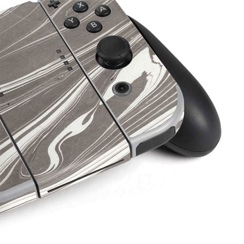 Grey Marble Nintendo Switch OLED (2021) Skin