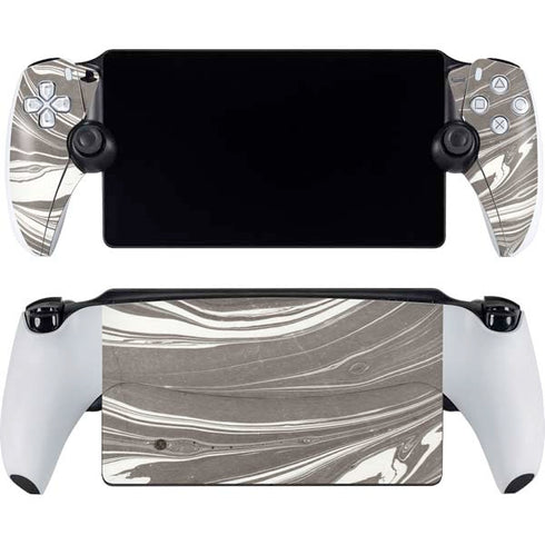 Grey Marble PlayStation Portal Remote Player Skin
