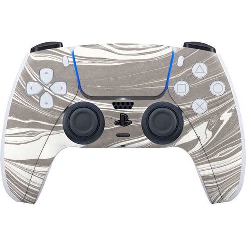 Grey Marble PS5 Controller Skin