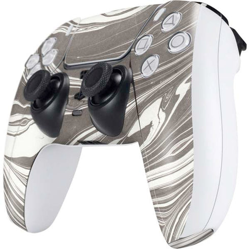 Grey Marble PS5 Controller Skin