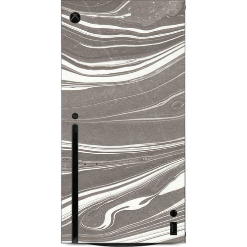 Grey Marble Xbox Series X Console Skin