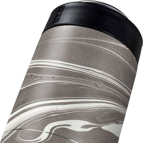Grey Marble Yeti Colster Can Insulator Skin