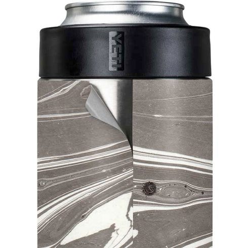 Grey Marble Yeti Colster Can Insulator Skin