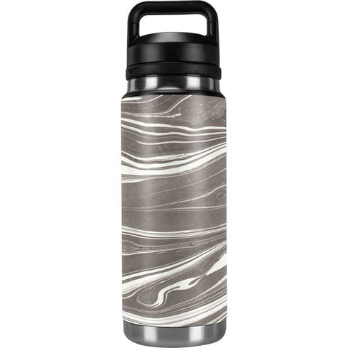 Grey Marble YETI Rambler 26oz Bottle Skin