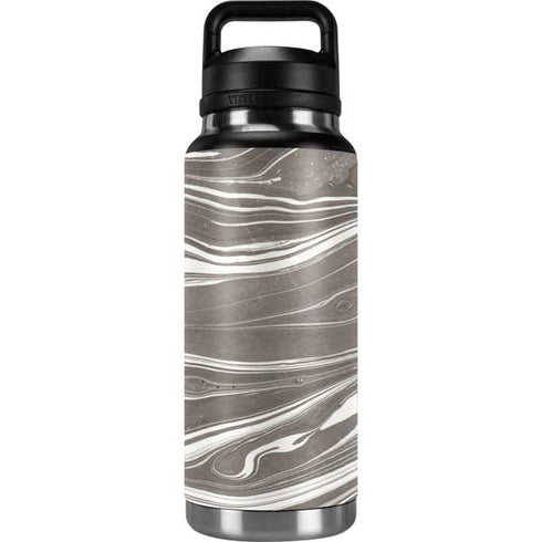 Grey Marble YETI Rambler 36oz Bottle Skin