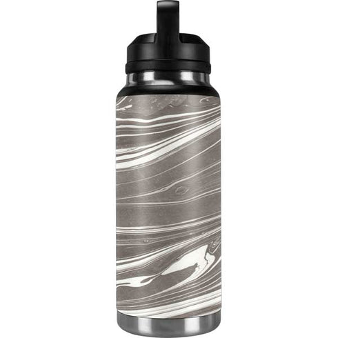 Grey Marble YETI Rambler 36oz Bottle Skin