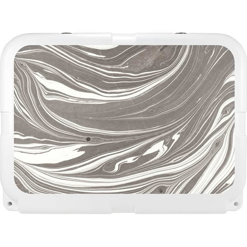 Grey Marble YETI Tundra 35 Hard Cooler Skin