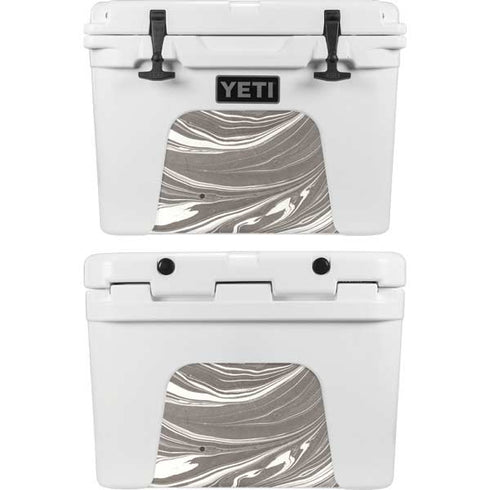 Grey Marble YETI Tundra 35 Hard Cooler Skin