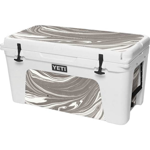 Grey Marble YETI Tundra 75 Hard Cooler Skin