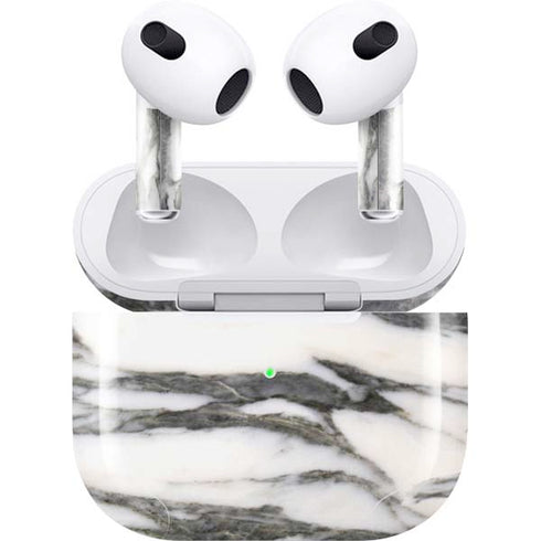 Grey Marbling Apple AirPods (3rd Gen 2021) Skin