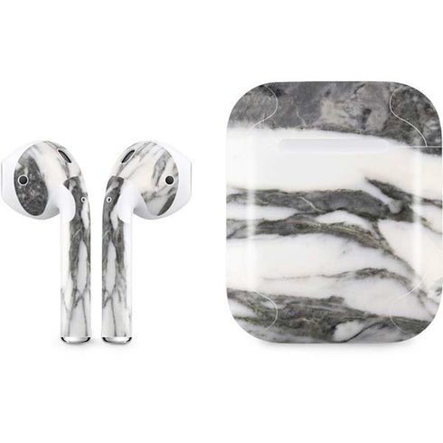 Grey Marbling Apple AirPods Skin