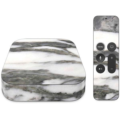 Grey Marbling Apple TV Skin