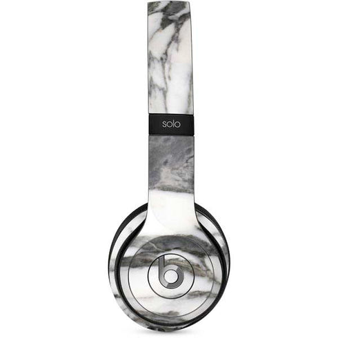 Grey Marbling Beats Solo 2 Wired Skin