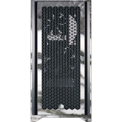 Grey Marbling Corsair 4000D Tempered Glass Mid-Tower ATX Case Skin