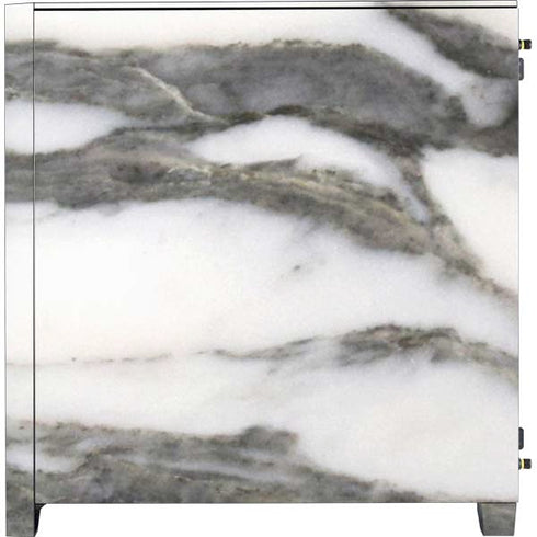 Grey Marbling Corsair 4000D Tempered Glass Mid-Tower ATX Case Skin