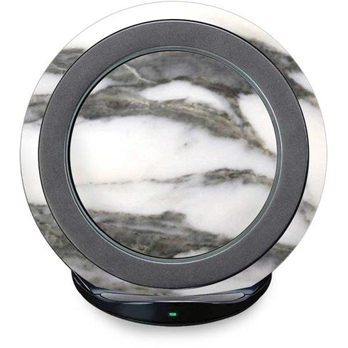 Grey Marbling Fast Charge Wireless Charging Stand Skin