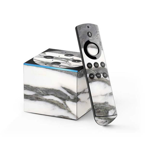 Grey Marbling Fire TV Cube Skin