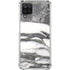 Grey Marbling Galaxy A12 Clear Case