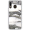 Grey Marbling Galaxy A20 Clear Case