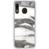Grey Marbling Galaxy A20 Clear Case