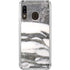 Grey Marbling Galaxy A30 Clear Case