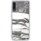 Grey Marbling Galaxy A50 Clear Case
