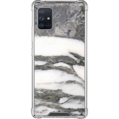 Grey Marbling Galaxy A51 5G Clear Case