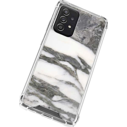 Grey Marbling Galaxy A52 5G Clear Case